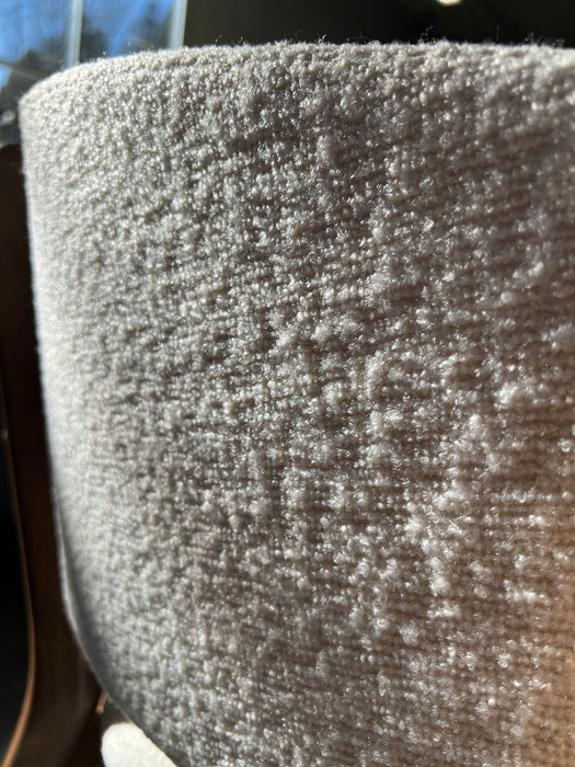 Boucle & Walnut Chair