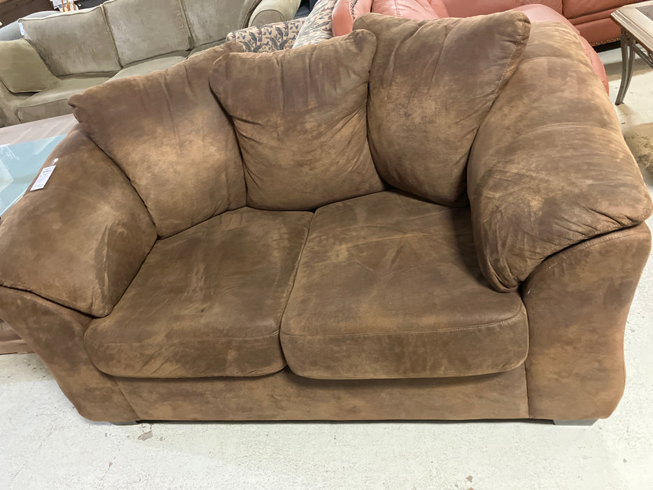 Brown Loveseat (used)