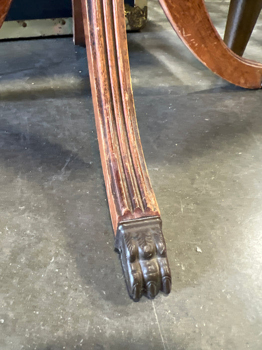 Vintage Duncan Phyfe Style Mahogany Drum Side Table (used)