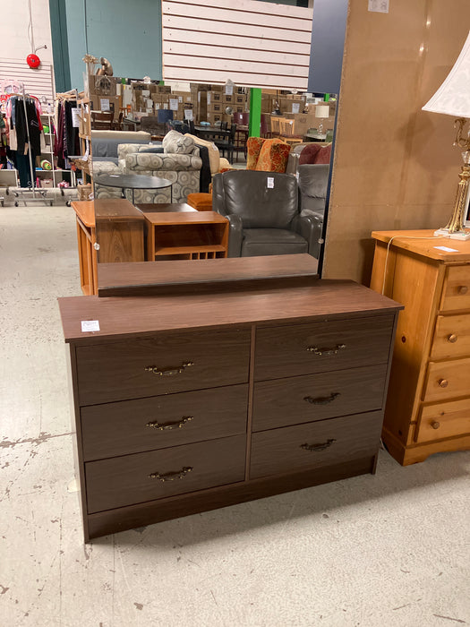 6-drawers Dresser with mirror