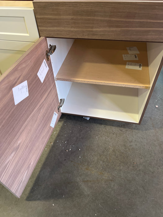 Wood Grain Effect Base Cabinet (new, as is)