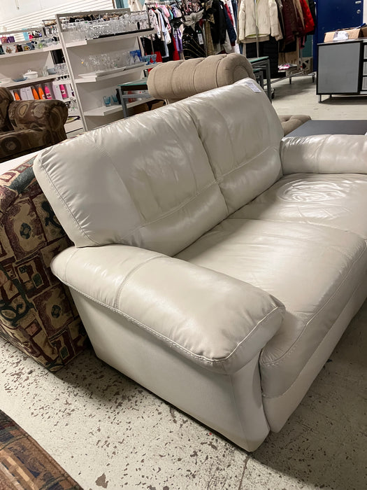 White Loveseat (Used)
