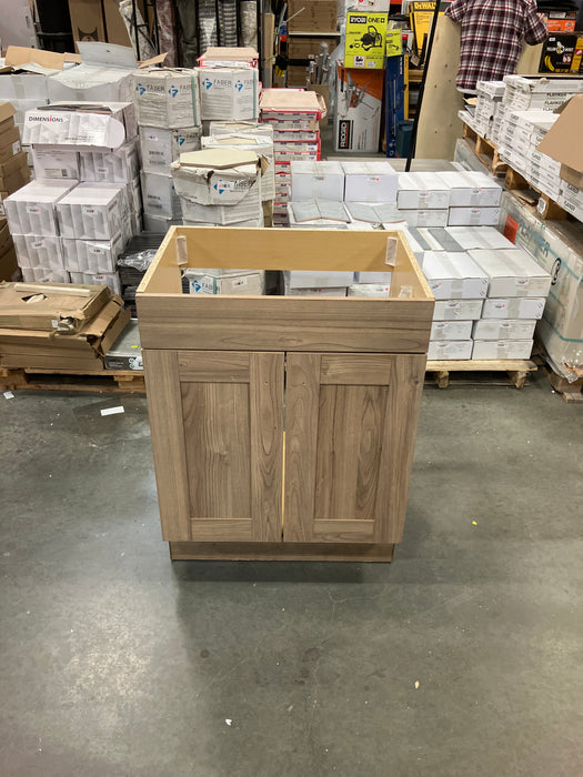 St. Paul Addison 24.25 in. W x 18.75 in. D Bath Vanity base in Sand Elm (New)