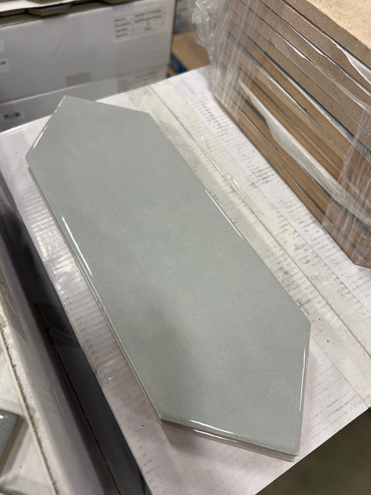 Light Ice Grey Picket Wall Tile (new)