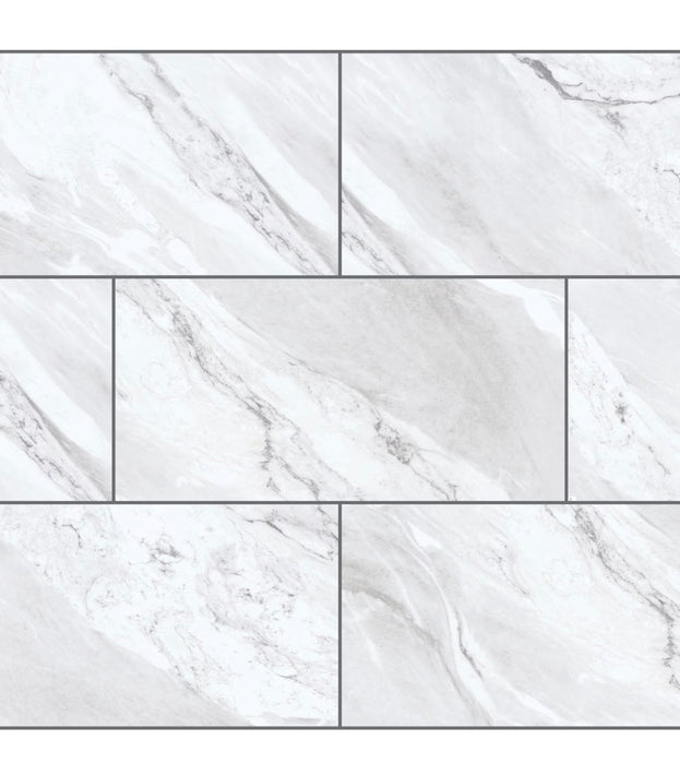 Lifeproof Emerald Bay Marble 6.5mm x 11.9 in. W x 23.8 in. L 22MIL Click Lock Waterproof Luxury Vinyl Tile Flooring (17.67 sq.ft./case) (new)