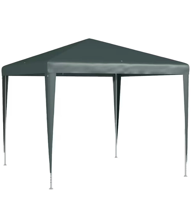 Outsunny 9 ft. x 9 ft. Portable Canopy Party Tent Gazebo, Dark Green (new)