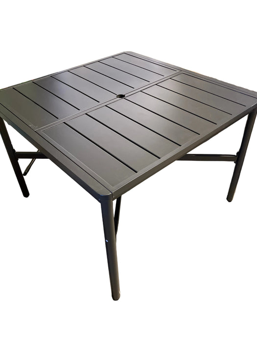 Steel-Frame Extendable Outdoor Dining Table