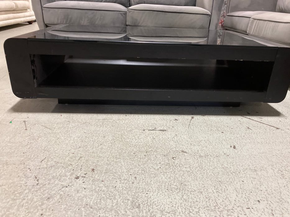 Black coffee table (used)