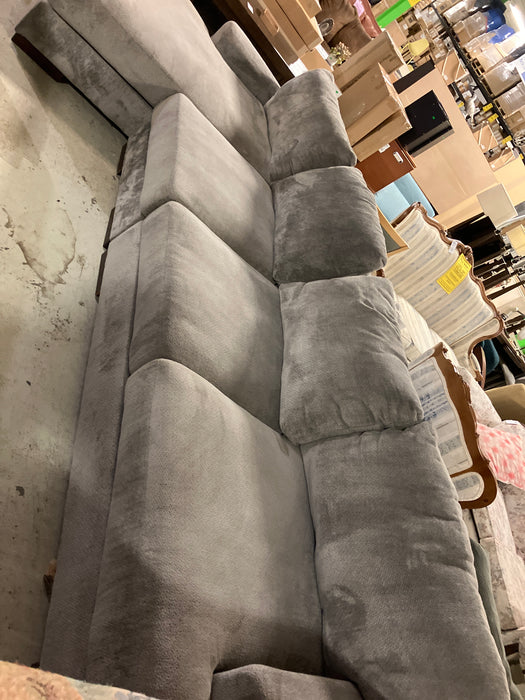 Plush Grey Sectional (used)