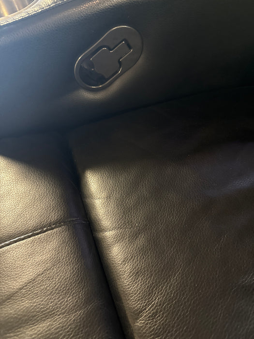 Corliving Ophelia Black Theatre Recliner with Cup Holders