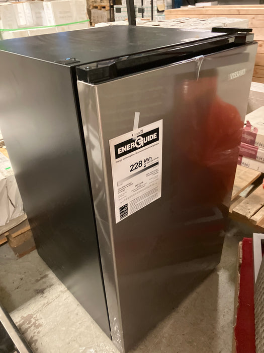 Vissani 4.3 cu. ft. Black Mini Refrigerator with 2 Adjustable Glass Shelves