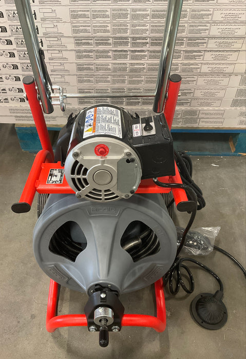 RIDGID K-400 Drain Cleaning Machine with 1/2 in. x 75 ft. Cable