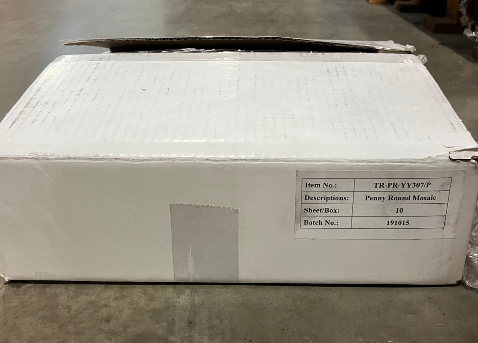 Penny Round Ash Picket Mosaic Tile (New)