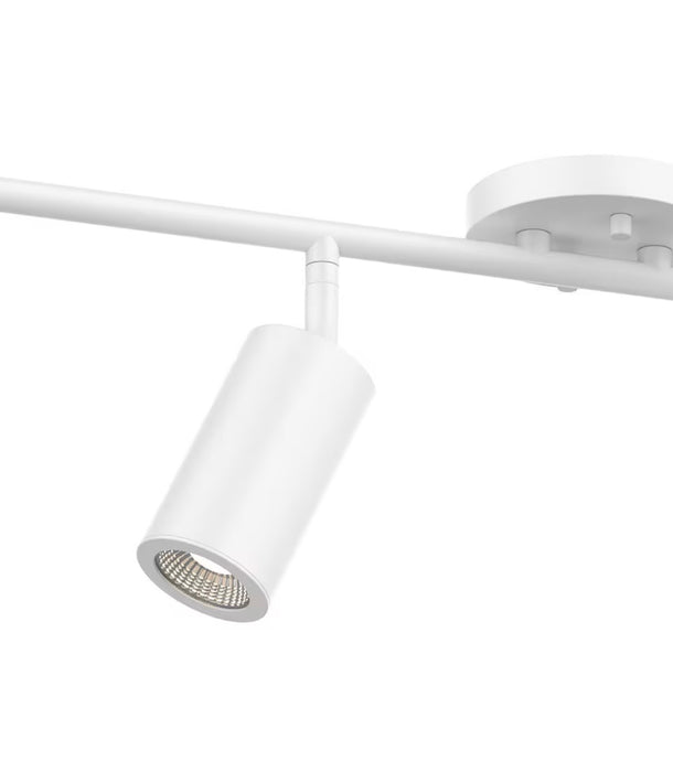 Dartmouth 36-inch 4-Light Matte White Integrated LED Linear Flexible Track Lighting Kit with Adjustable Head (new)