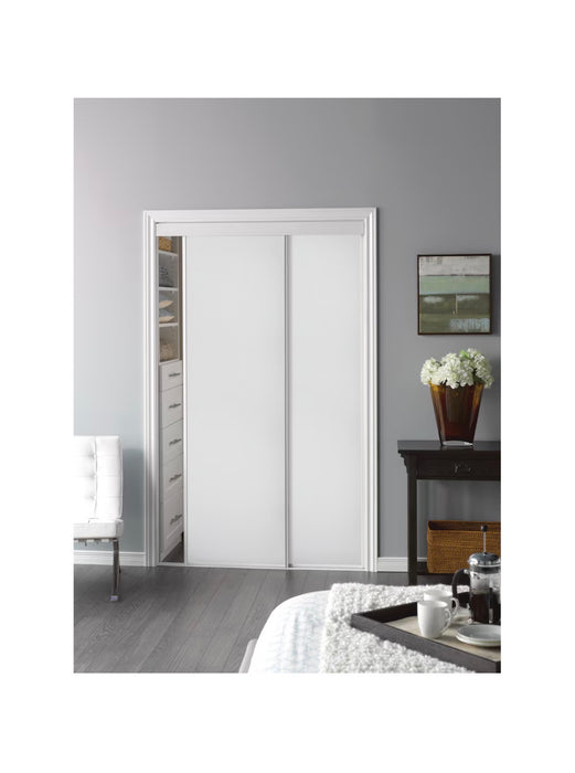 TRUporte 72-inch x 96-inch White BY0100 Flush Panel MDF Closet Sliding door (new)