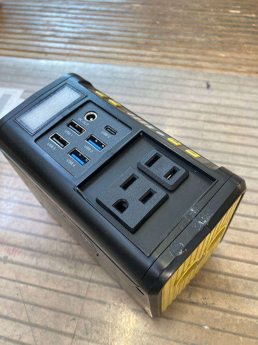 ROCKSOLAR Lithium-Ion Power Pack with LED Lamp, 80W, 88Wh (lightly used)