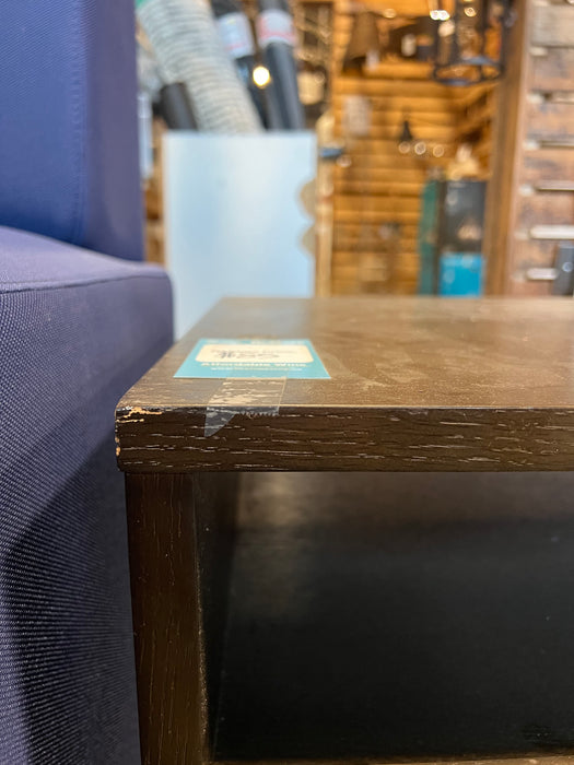 Midcentury Low Profile Espresso Nightstand (used)
