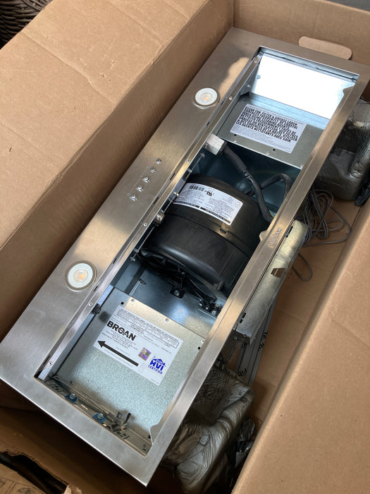 Broan-NuTone Broan 30-Inch Built-In Power Pack Insert Range Hood, 350 Max Blower CFM, Stainless Steel - ENERGY STAR® (new)