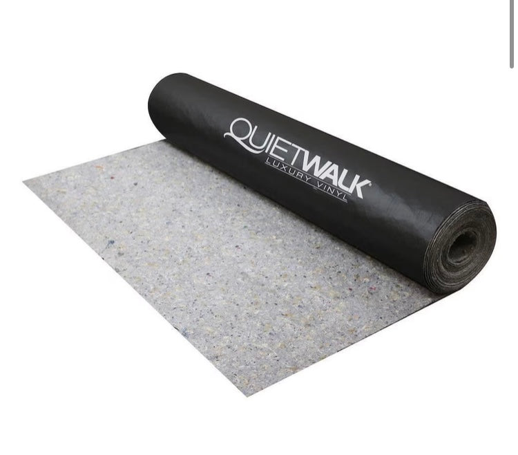 QuietWalk 100 Sq Ft Premium Sound & Moisture Barrier Underlayment for Luxury Vinyl Plank Flooring (New)