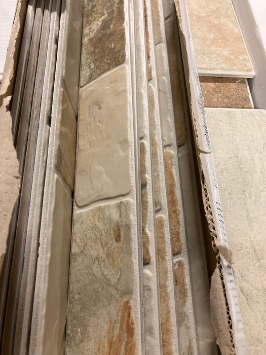 Grey porcelain tile
