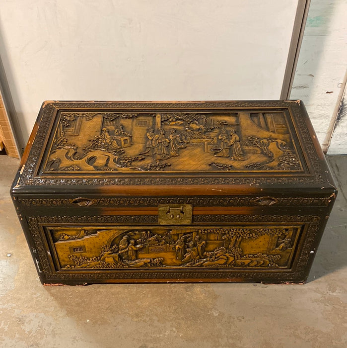 Ornate Hand Carved Chest