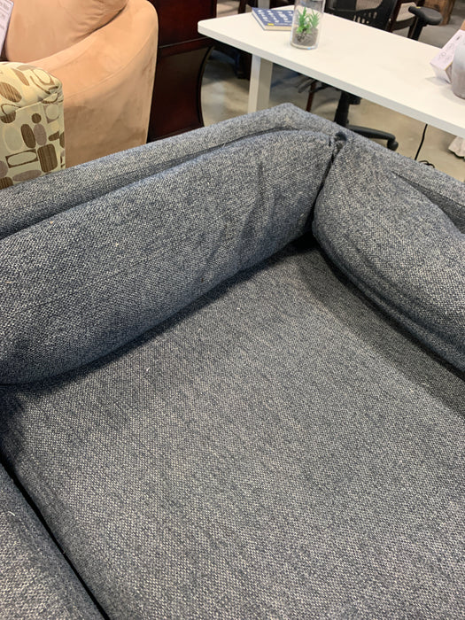 Blue Heathered Modern Deep Seat Sectional (USED)