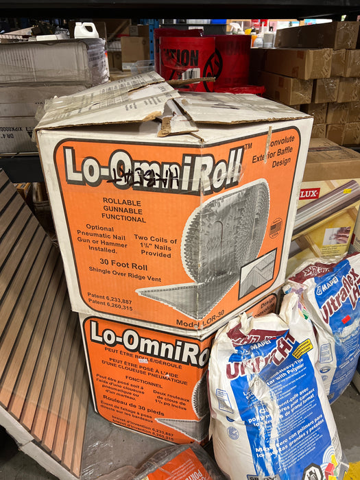 Lomanco Lo-Omniroll 30 ft. Ridge Vent