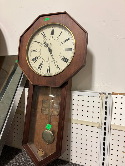 Vintage Pendulum Clock - (used)