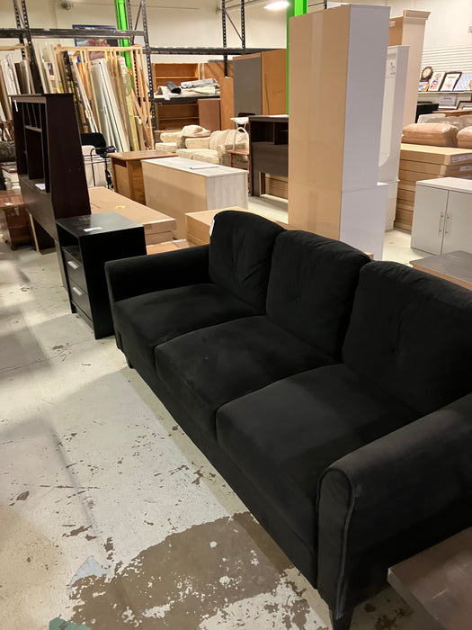 Valvet Black Sofa