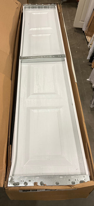 Clopay 9 ft. X 7 ft. Steel Non-Insulated White Garage Door (Damaged)