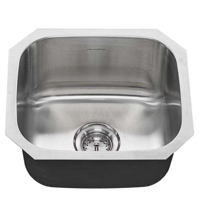 American Standard Portsmouth 18L x 16W-inch Single Bowl Stainless Steel Undermount Kitchen Sink (Strainer Included) (new)