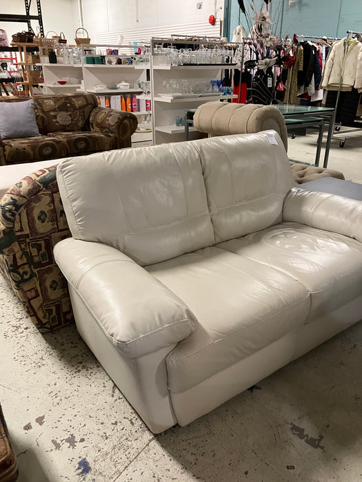 White Loveseat (Used)