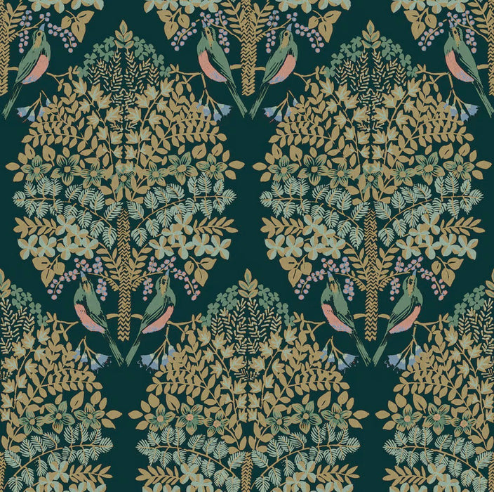 RoomMates Emerald Multi Otis Peel and Stick Wallpaper (new)