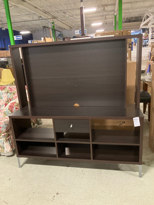 Wooden tv console table (used)