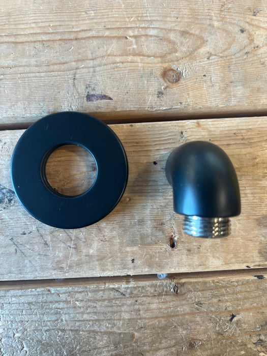 KOHLER Purist Wall-Mount Supply Elbow with Check Valve in Matte Black (new)