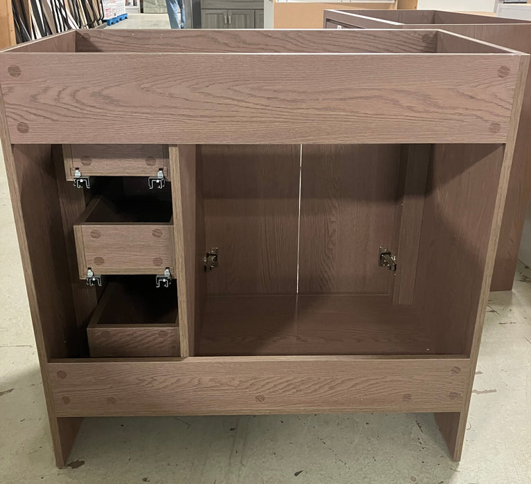 35" Brown Vanity
