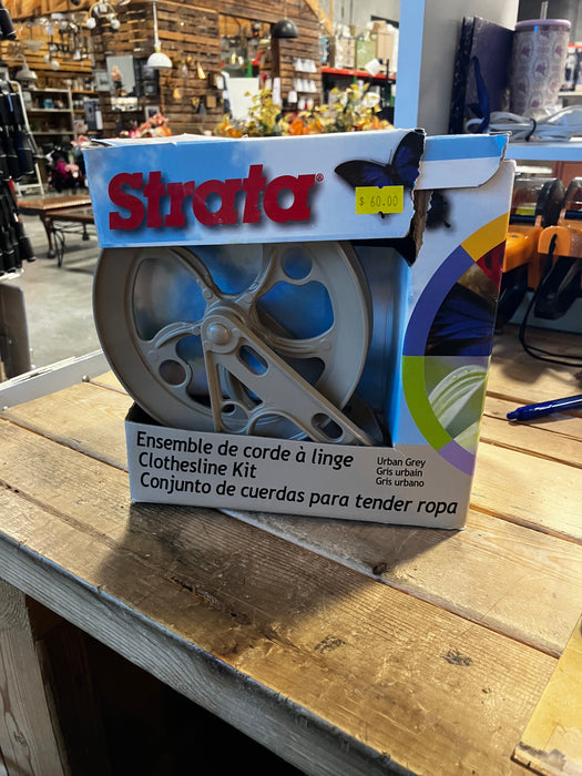 STRATA Harmony 150 ft. Clothesline Kit in Sahara Beige