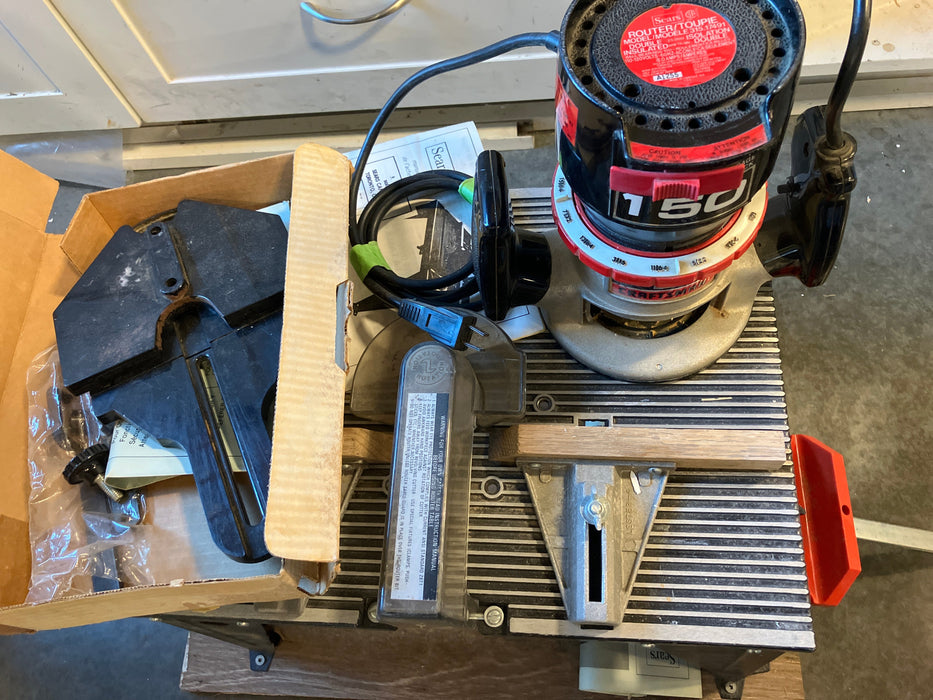 Craftsman Router Table & Sears Router (USED)