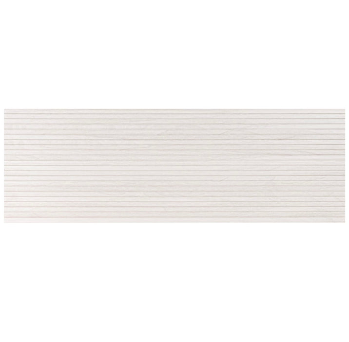 MSI Stone ULC Urban Ridge Bianco 16-inch x 48 inch Matte Ceramic Fluted Wall Tile (15.51 sq. ft./Case) (new)
