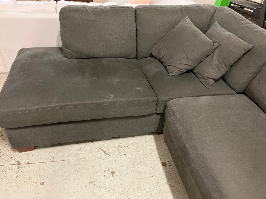 Grey Sectional ( Used)