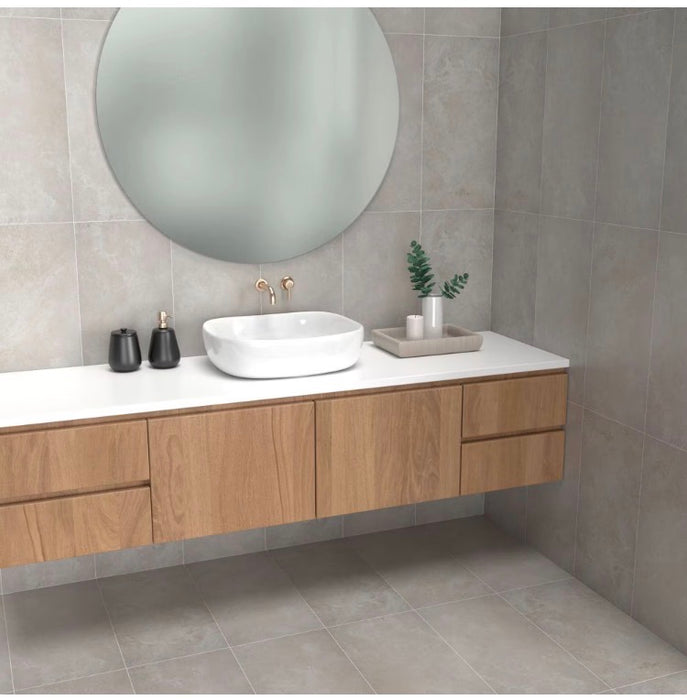 Dal Tile Cove Quill Gray 12-inch x 24-inch Glazed Porcelain Floor and Wall Tile (15.6 sq/box) (8/box)