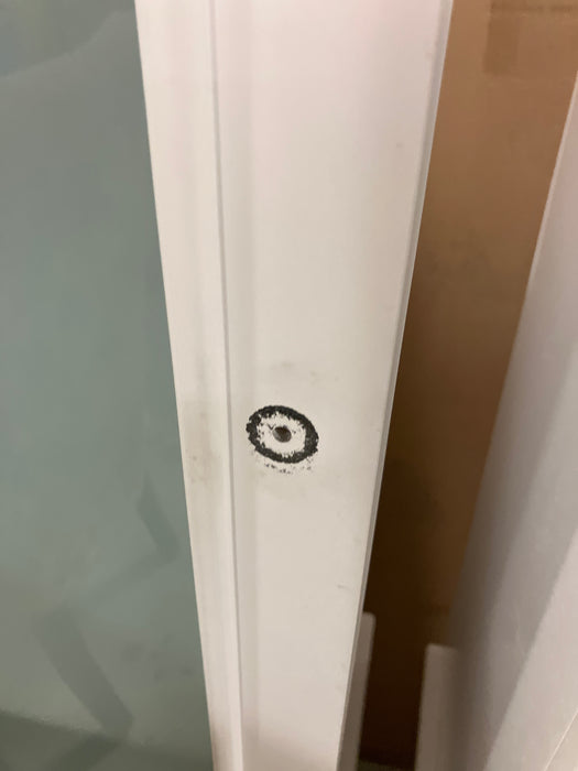 High cabinet with glass door (used)