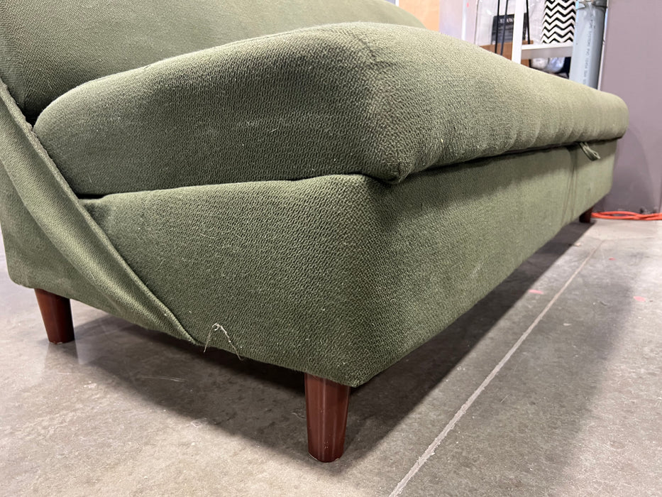 Midcentury Style Olive Green Sleeper Sofa (used)