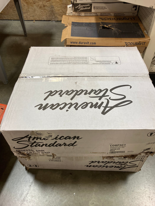 American Standard Compact Klassi Pedestal Sink (New)