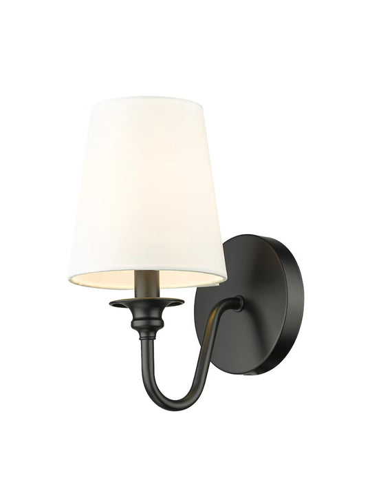 Z-Lite Gianna Matte Black 7.75 inch 1 Light Wall Sconce  (new)