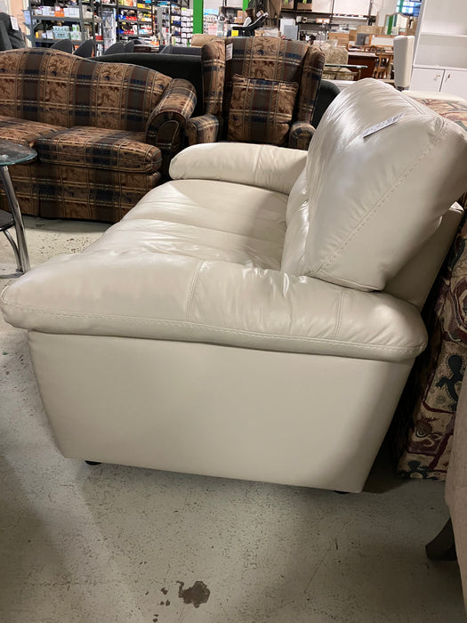 White Loveseat (Used)