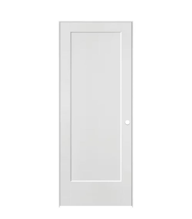 Masonite Lincoln Park 32-inch x 80-inch x 4 9/16-inch 1-Panel Hollow Core Single Prehung Interior Door LH (BH) (new)