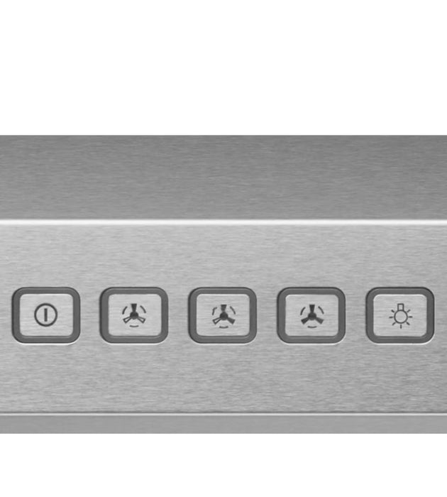 Vissani  30 inch 465CFM Convertible Pyramid Wall Mounted Range Hood with 3 Speed Setting in Stainless Steel (slight use)
