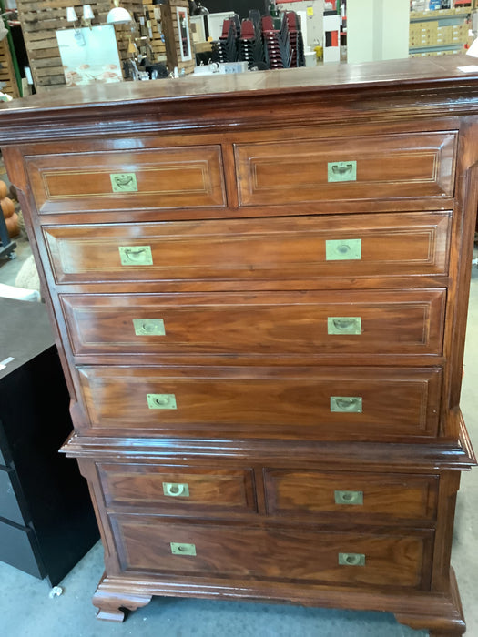 Vintage Mahogany Tallboy Dresser (Used)