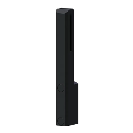 Peak MountainView Glass Deck Railing Fascia Spigot in Matte Black Stainless Steel (New)